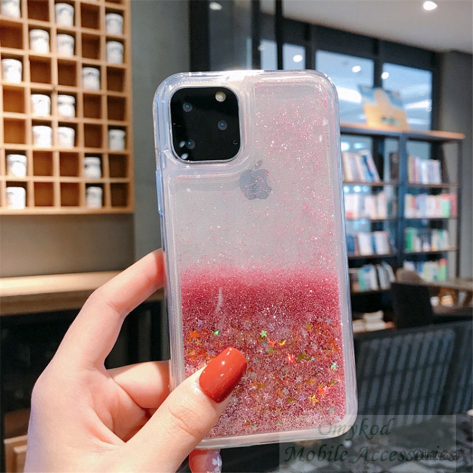 Casing Huawei P40 P30 P20 Lite Pro Mate 30 20 Pro Mate 10 9 Ốp điện thoại mềm kiểu chất lỏng lấp lánh cho