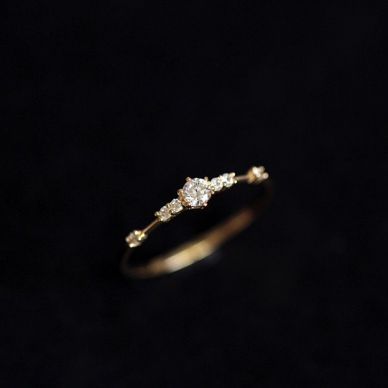 Nhẫn Đeo Tay Đính Đá Zircon Dành Cho Nữ 210710