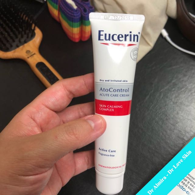 Kem dưỡng giảm ngứa cho da khô EUCERIN Ato Control Acute Care 40ml giảm ngứa, giảm kích ứng cho da cơ địa, rôm sẩy