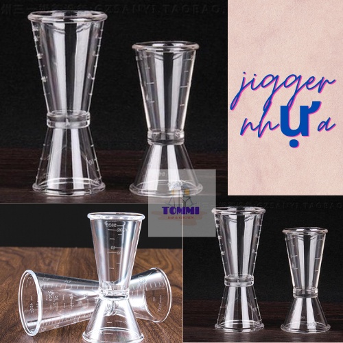 Ly Đong Jigger 2 Đầu Inox - Dụng Cụ Pha Chế
