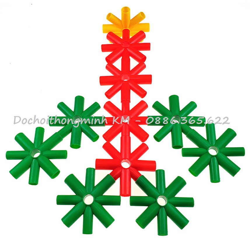 T21 - Túi Lego đường ống và hình hoa