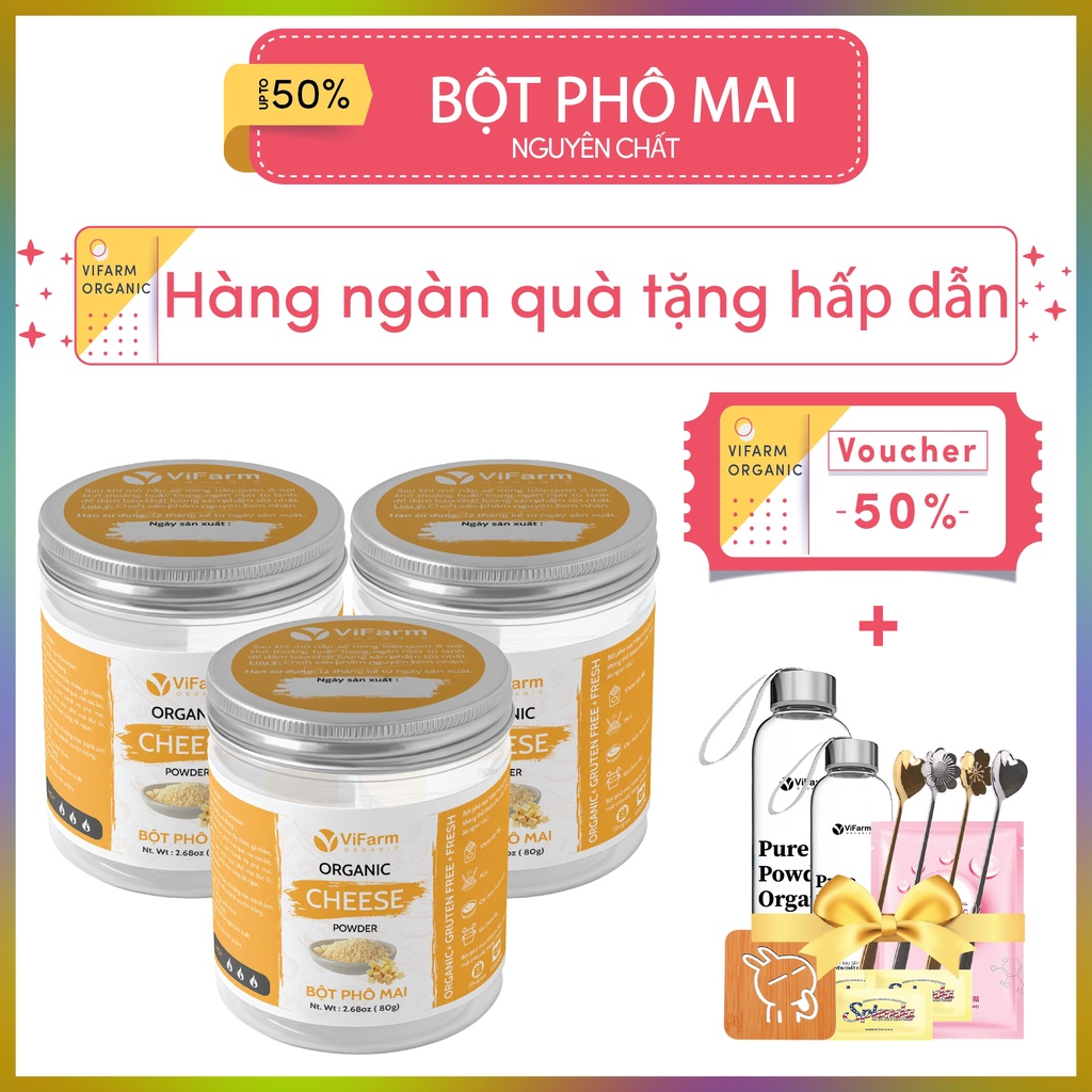 Bột Phô Mai Truyền Thống 80G Bùng Vị Ngon Món Ăn Hấp Dẫn Khó Cưỡng