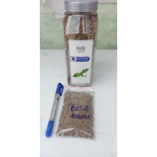 [10g chiết] LÁ HÚNG QUẾ KHÔ – Basil Leaves