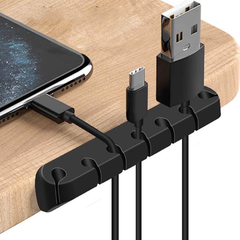 Giá Đỡ Kẹp Dây Cáp 7 Lỗ Sắp Xếp Gọn Gàng Cho Nhà Ở / Văn Phòng