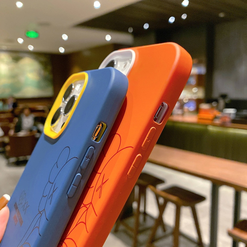 Ốp Điện Thoại Ba Trong Một Hình Sesame Street KAWS Cho for iPhone13Pro for iPhone12Pro 7p for iPhone11 13Promax 12Promax for iPhone12