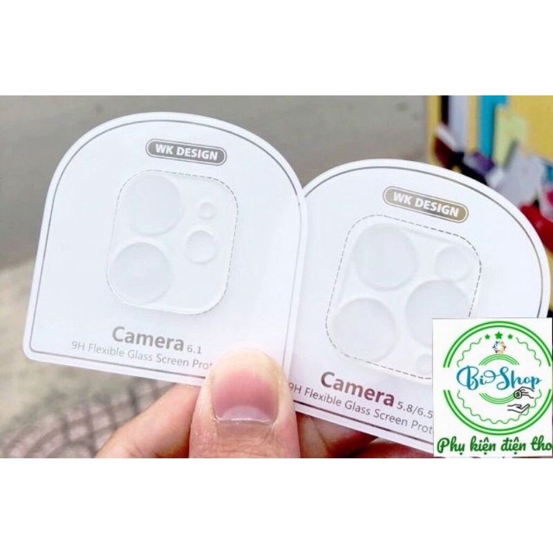 💥  Tấm Dán Cường Lực Bảo vệ Camera Iphone 11 11 Pro 11 Pro Max WK Kingkong💥