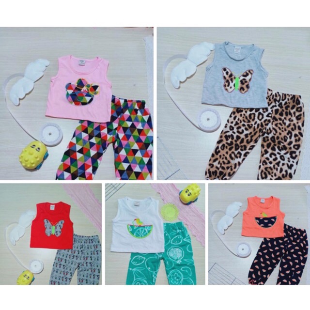 Bộ croptop bé gái 10-20kg