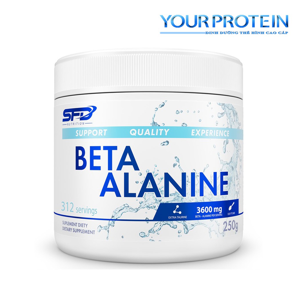 SFD Beta Alanine 250g - Tăng Sức Mạnh, Sức Bền Trong Tập