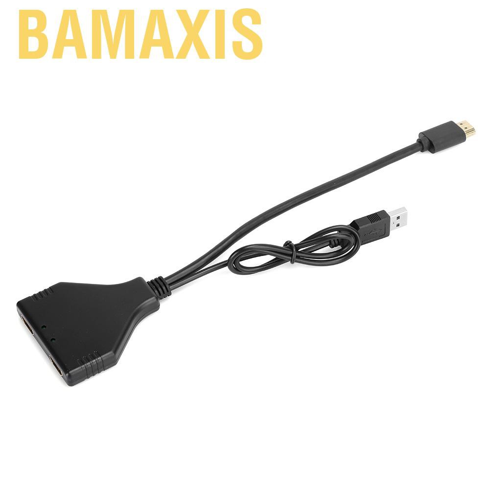 Cáp Chia Bamaxis Hdtv Mạ Vàng 1x2 Male Sang Out