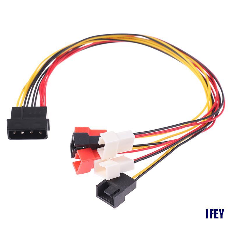 Dây Cáp Chuyển Đổi Quạt Tản Nhiệt Từ 4pin Molex Sang 3pin 12v 7v 5v