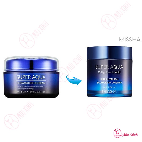 KEM DƯỠNG DA [ MISSHA] Super Aqua Ultra Water-Full Cream