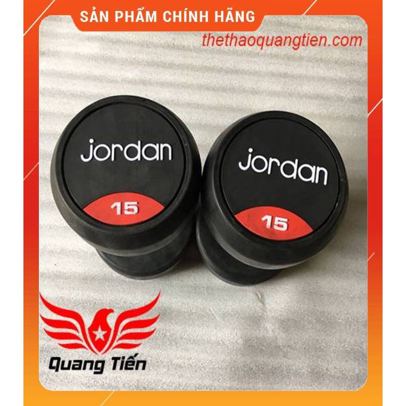 Tạ tay cao su jordan cao cấp chính hãng 15kg hàng nhập khẩu (1 quả)