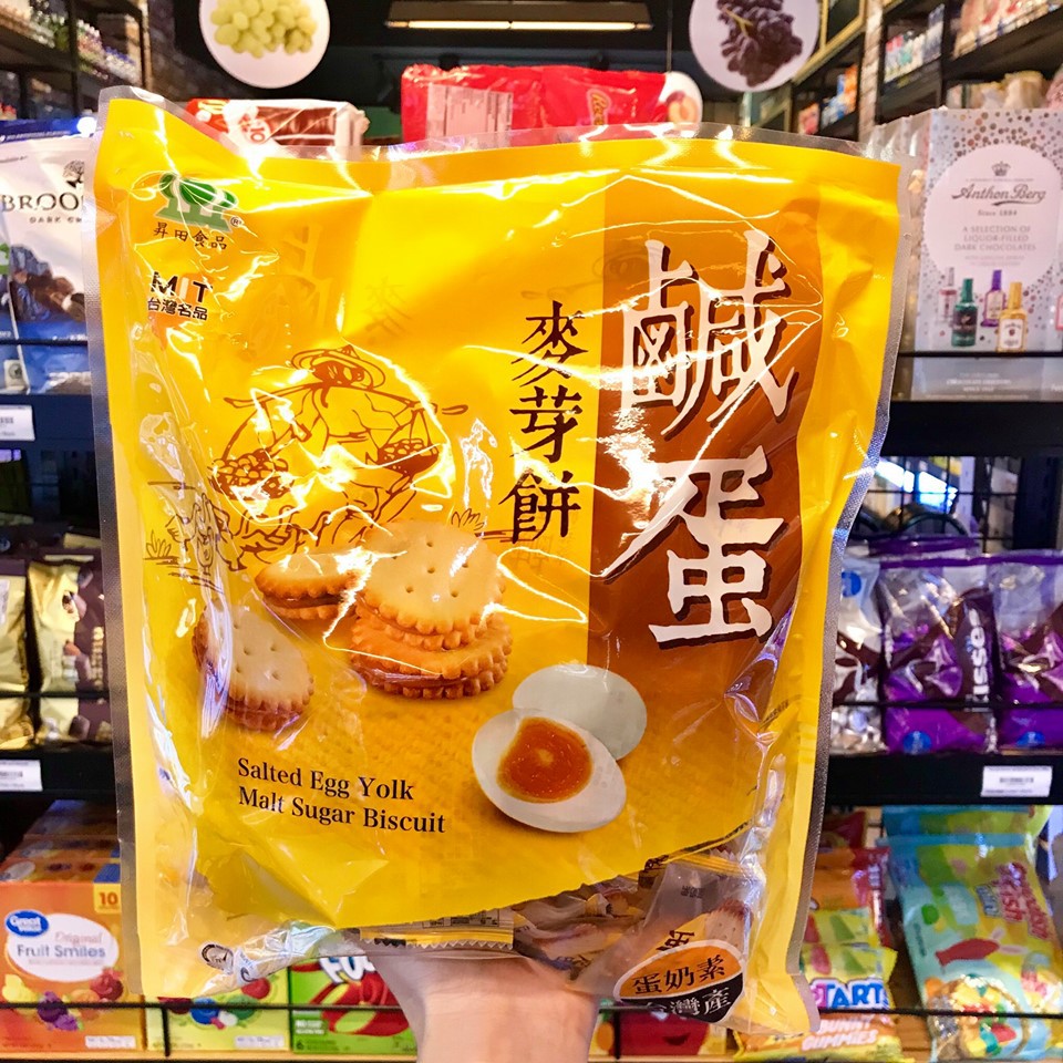 Bánh quy trứng muối Đài Loan 500g [VITAMIN HOUSE]
