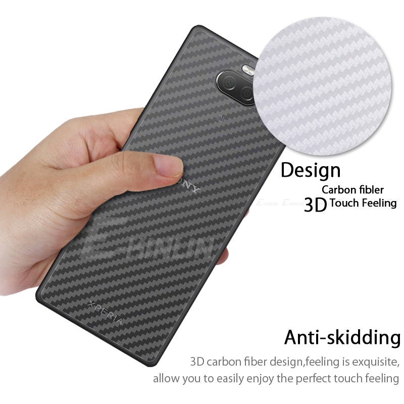 Set 5 Miếng Dán Bảo Vệ Màn Hình Điện Thoại 3D Bằng Sợi Carbon Cho Sony Xperia 1 5 8 Lite 10 II III IV XA2 Plus Ultra XA1 Kính