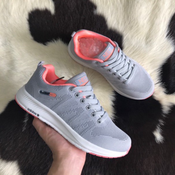 (GIÀY NỮ ĐẸP) Giày thể thao nữ ghi cam siêu đẹp