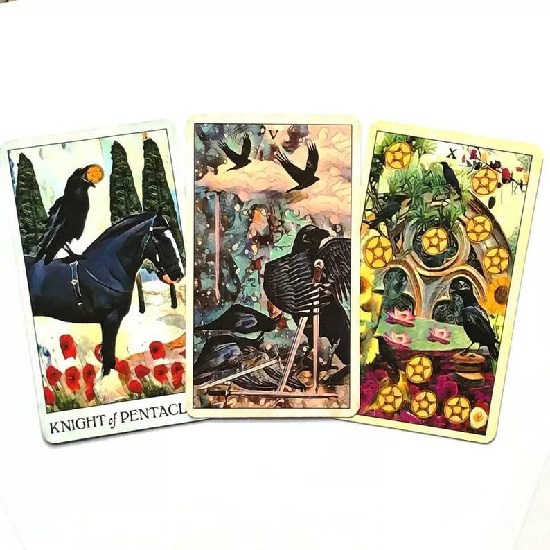 Tarotscopes Bộ bài Tarot Crow Tarot