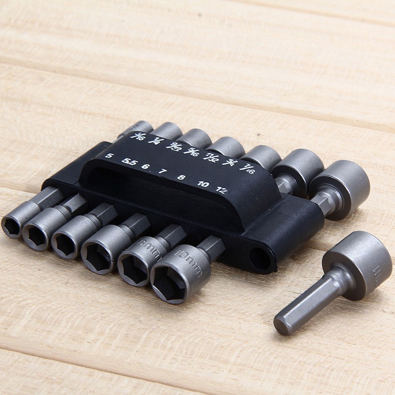 Bộ 14 đầu khoan mũi lục giác 1/4&quot;