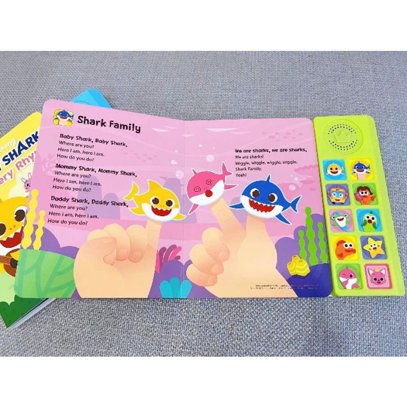 Sách Nhạc Baby Shark Pinkfong - Chính hãng - Sách âm thanh cho bé từ 0-7 tuổi