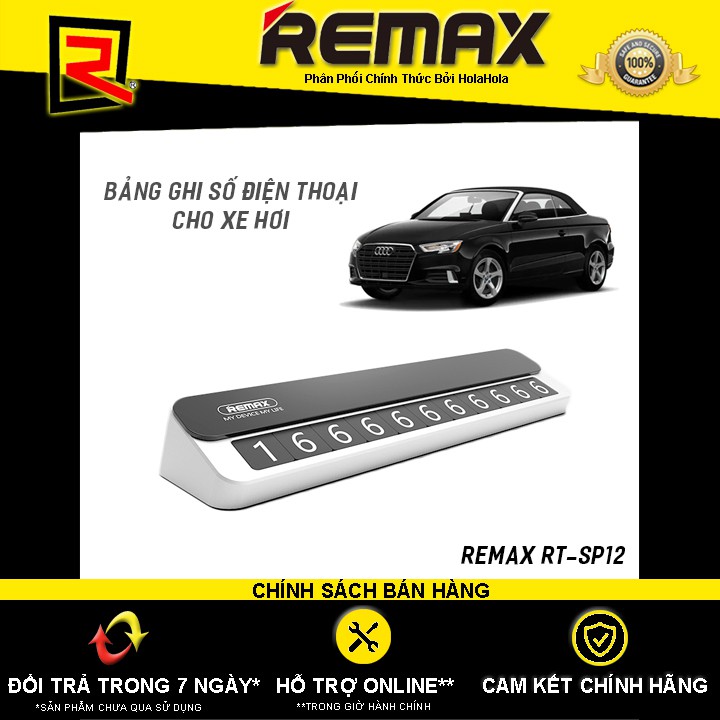 Bảng ghi số điện thoại cho xe hơi bằng kim loại Remax RT-SP12