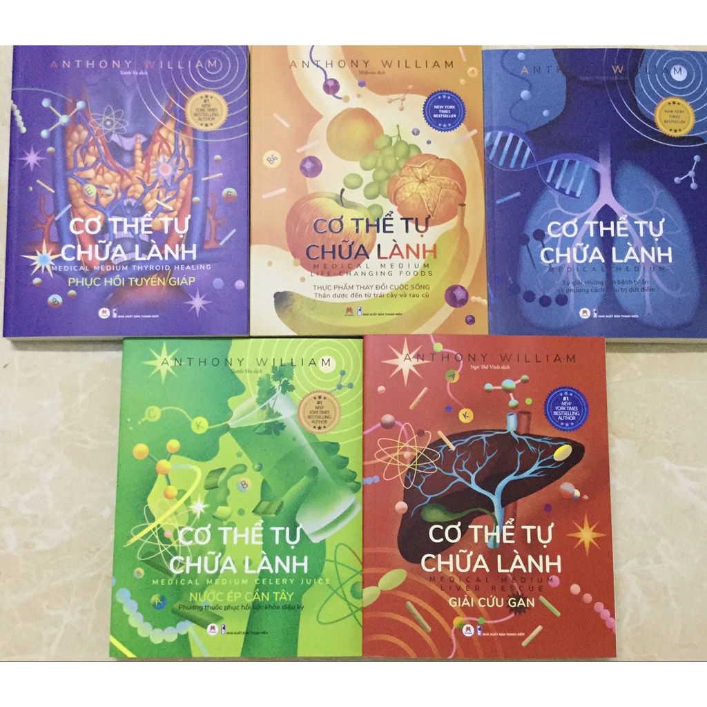 Combo 5 Cuốn Sách : Cơ Thể Tự Chữa Lành - Huy Hoàng