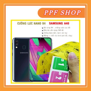 Kính cường lực dẻo nano 9H Samsung Galaxy A40