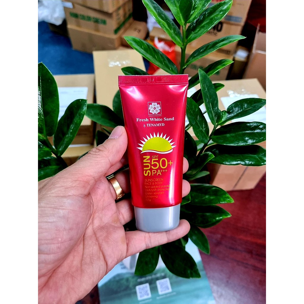 Kem chống nắng trắng da Fresh White Sand SPF50/PA+++ TENAMYD 50ml | BigBuy360 - bigbuy360.vn
