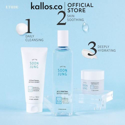 [TEM CHÍNH HÃNG] Sữa Rửa Mặt Dạng Bọt Etude House Soon Jung 5.5 Foam Cleanser, pH 6.5 Whip Cleanser | BigBuy360 - bigbuy360.vn