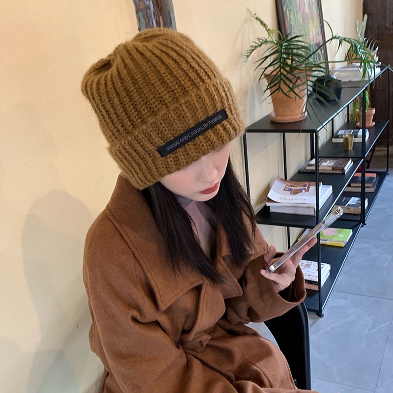Mũ len giữ ấm mùa đông phong cách Hàn Quốc cho nam nữ