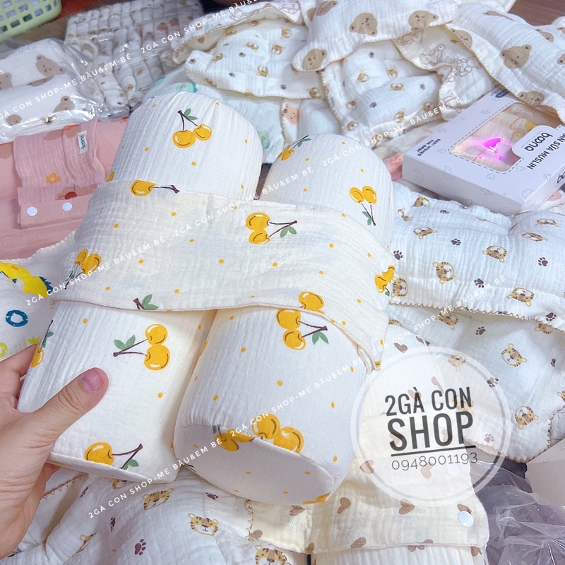 Bộ chặn 2 bên cao su non Boona chống giật mình cho bé