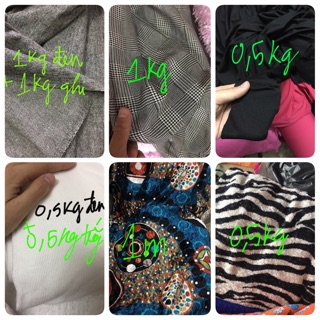 Combo vải thời trang các loại