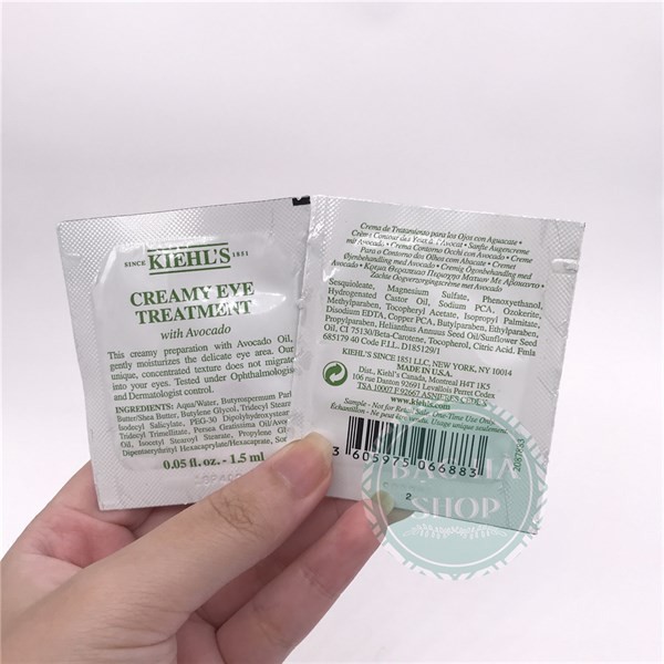 Kiehl's / Kiehls Combo Sample Kem Mắt Bơ Treatment Avocado #7,5ml (1,5mlx5 gói) | BigBuy360 - bigbuy360.vn