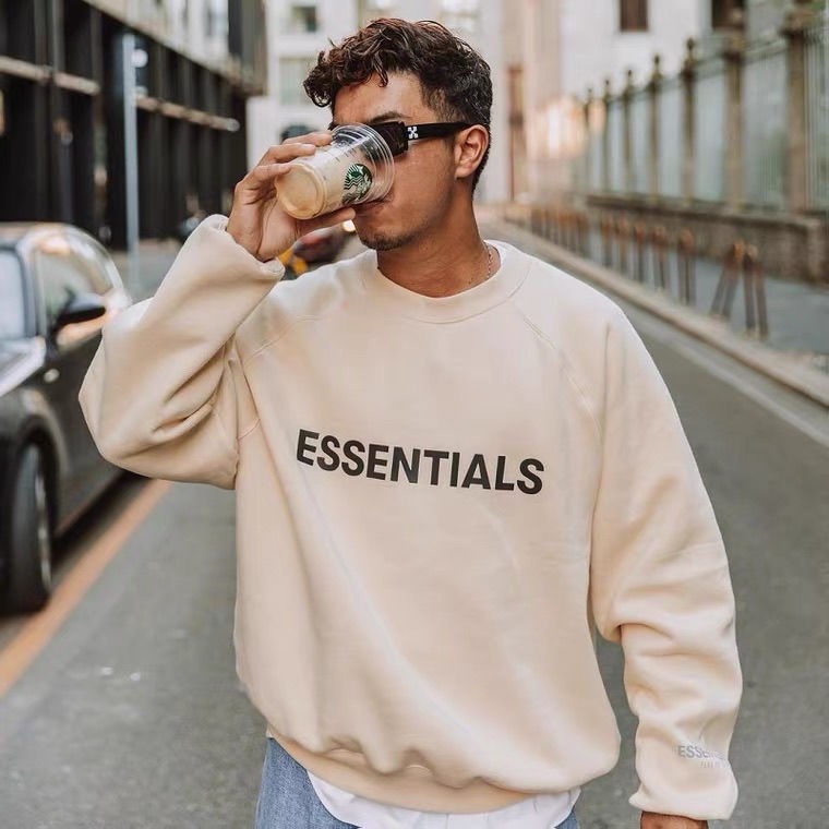 Áo Sweater FEAR OF GOD FOG ESSENTIALS SS20 Unisex In Nổi Hàng Cao Cấp