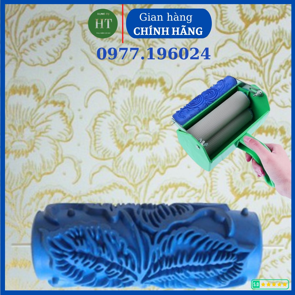 Cây lăn sơn hoa văn trang trí thay thế giấy dán tường