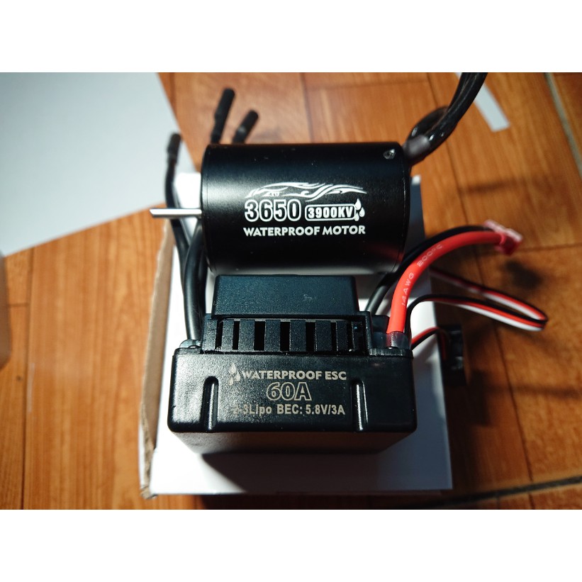Combo brushless không chổi than 3650 + ESC 60A