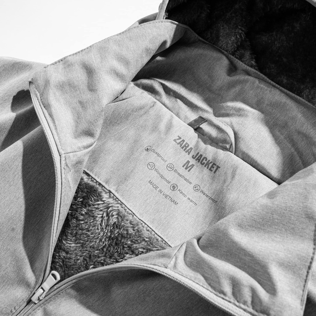 Áo Gió Lót Lông Zara Jacket 2022 - Hàng Siêu Cấp MenaldoS