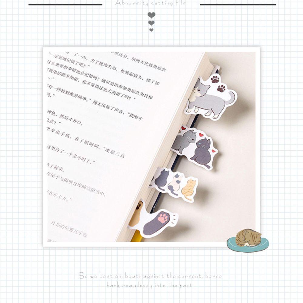 Nhãn Dán Trang Trí Nhật Ký / Điện Thoại Hình Mèo Đang Chơi Dễ Thương Sáng Tạo