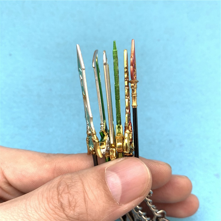 [ 6cm ] Móc khóa hợp kim mini Thần Khí Genshin Impact - Baystore