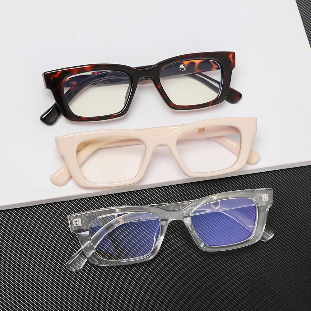 ❤LANSEL❤ Fashion Square Frame Eyewear Radiation Protection Vintage Eyeglasses Anti-blue Light Glasses Vision Care Men Women Blue Light Blocking Retro...