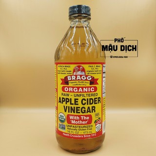 GIẤM TÁO HỮU CƠ BRAGG 473ml
