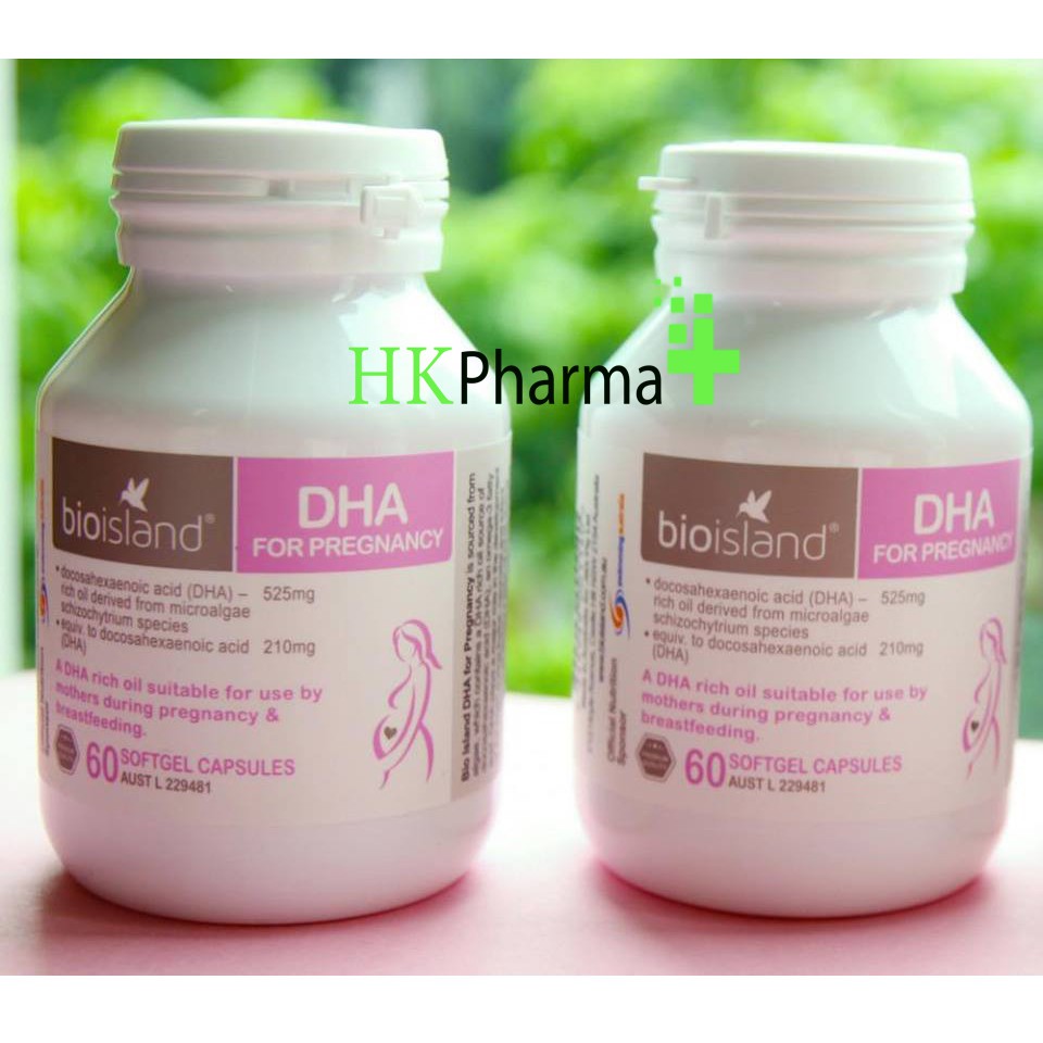 DHA Bầu BioIsland Pregnancy Hộp 60 Viên