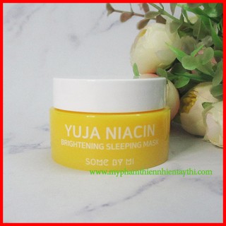 Mặt nạ ngủ dưỡng trắng some by mi yuja niacin