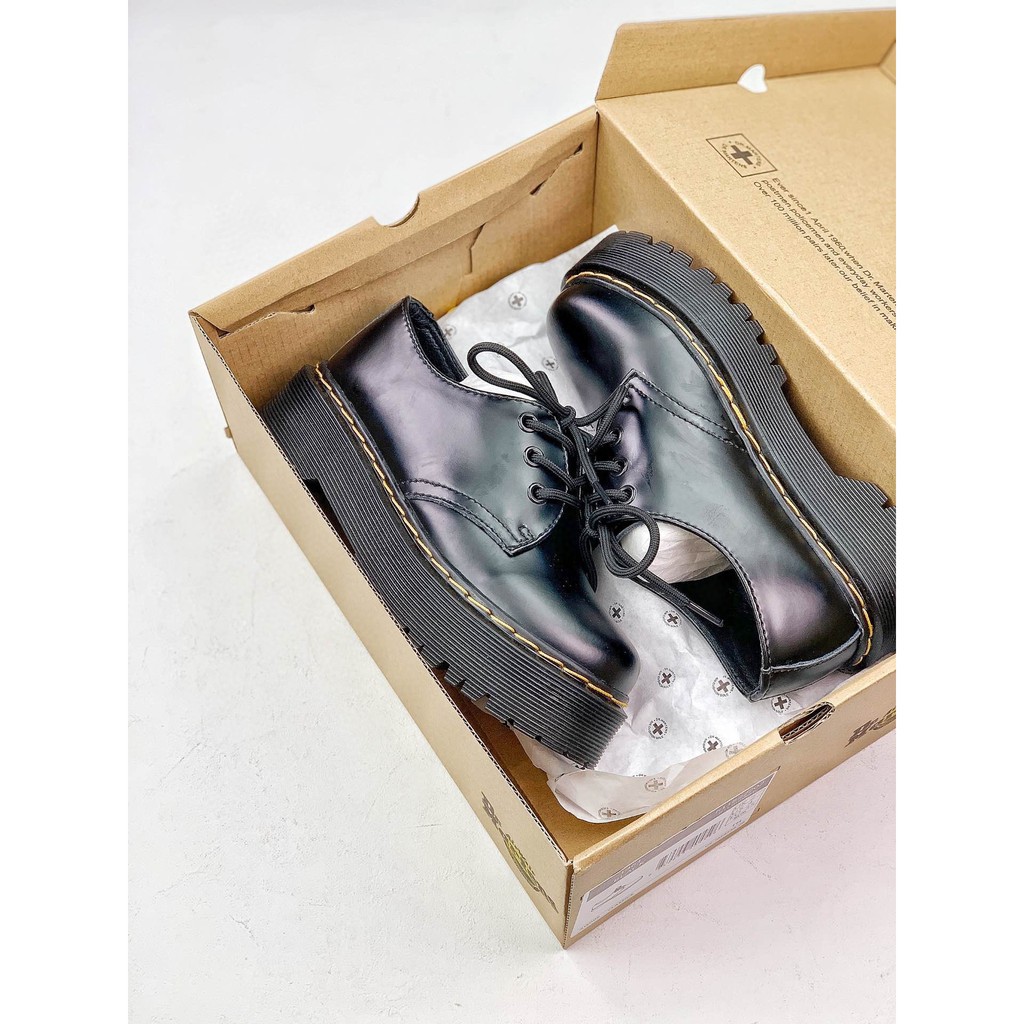 Dr.martens Tiến sĩ Quan Zhilong với cùng một đôi giày cao su đế dày 1460