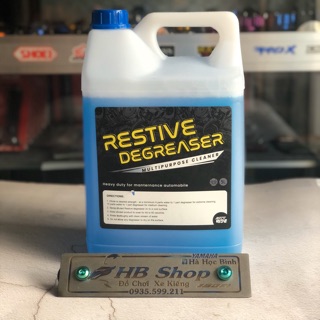 Restive dung dịch tẩy rữa dầu nhớt can 5l