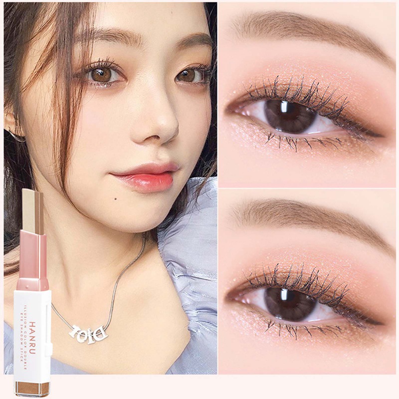 Phấn mắt dạng thỏi hai tông màu có nhũ lấp lánh dễ thương | BigBuy360 - bigbuy360.vn