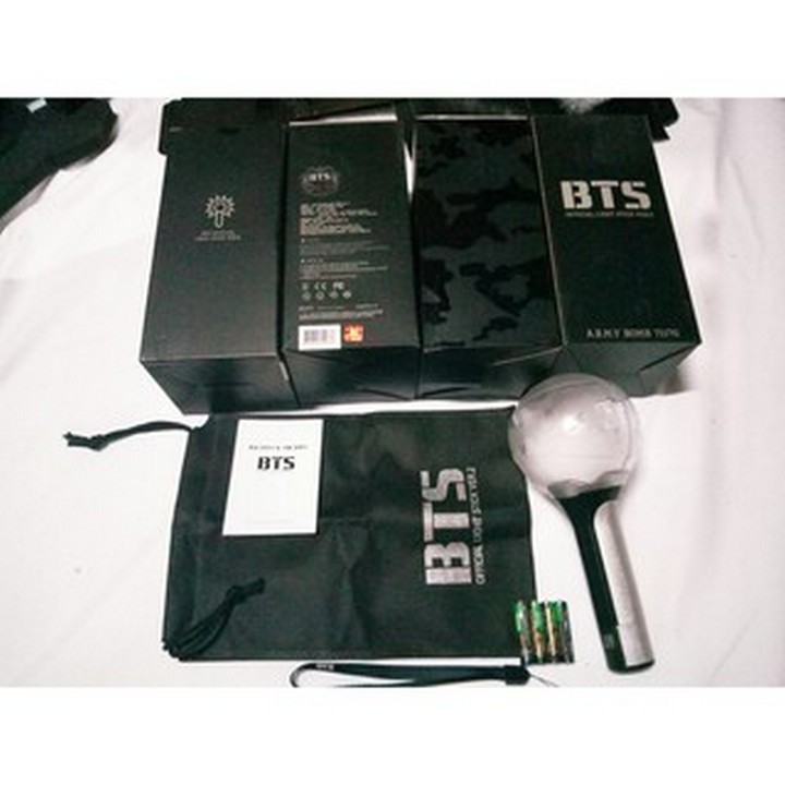 (Kèm pin) Lightstick BTS bomb ver 3 đèn cổ vũ idol kết nối được bluetooth đổi màu theo app unoff