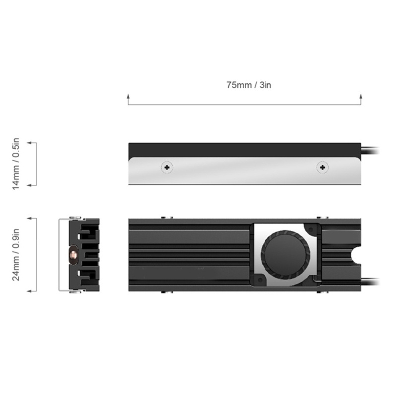 Quạt Tản Nhiệt Ổ Cứng M2 Ssd Nvme M.2 2280