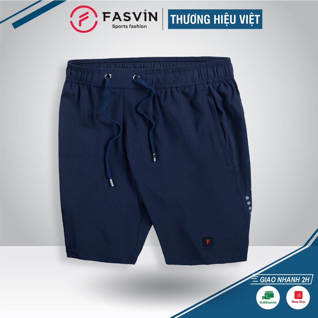 Quần đùi nam FASVIN S20287.HN vải gió chun mềm mại co giãn thoải mái