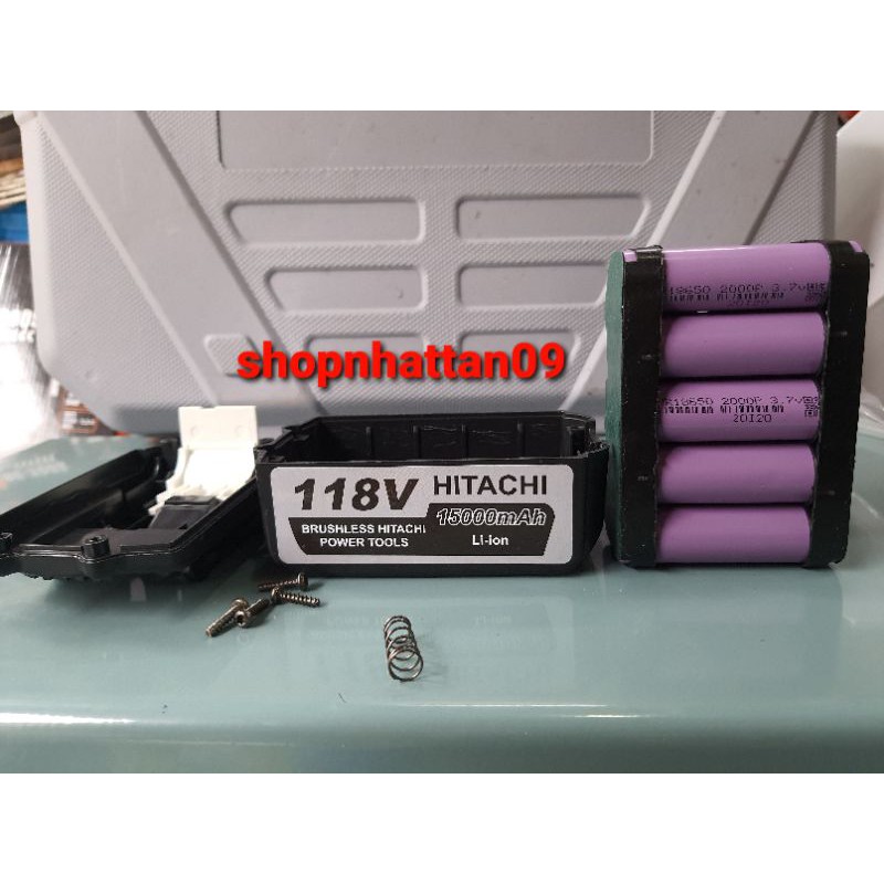 Pin máy bulong 72V, 88V, 99V - Pin chuẩn 10 Cell - Dùng chung cho makita, hitachi, dewalt, ken