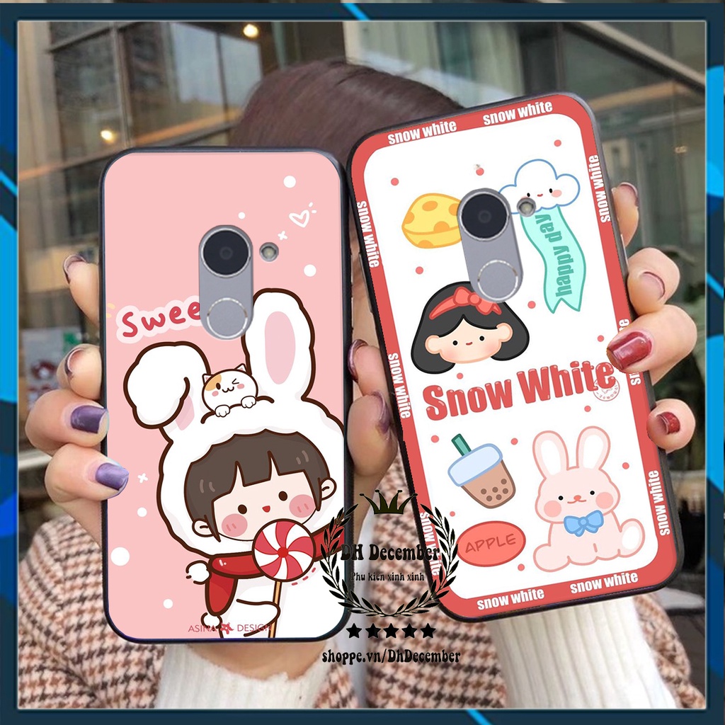 Ốp lưng Huawei Y7 PRIME 2018 in hình 3D lucky, gấu Brick xinh xắn - KHÔNG NÊN BỎ LỠ