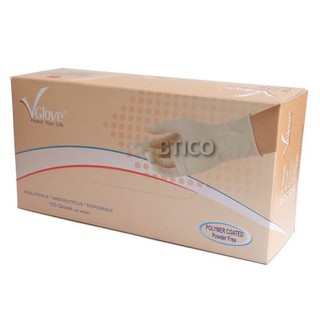 Găng tay y tế không bột Latex VGlove (Polymer)
